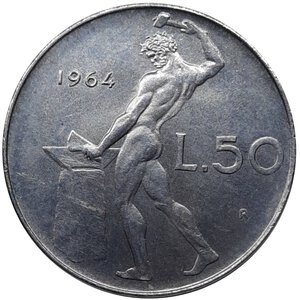 obverse: Repubblica Italiana , 50 lire 1964 spl+/ qFDC