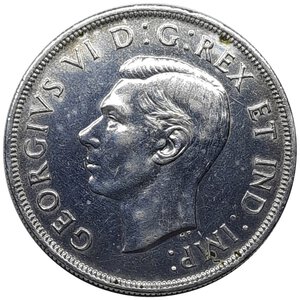 obverse: CANADA, George V ,  1 Dollar argento 1947.