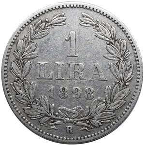 obverse: SAN MARINO, 1 lira argento  1898