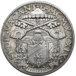 reverse: CITTA  DEL VATICANO, Sede Vacante 10 lire argento  1939