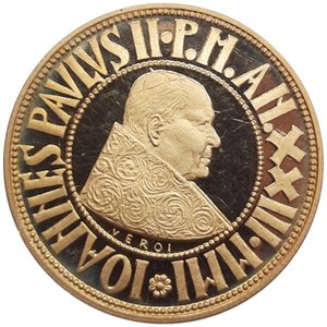 obverse: CITTA  DEL VATICANO,Giovanni Paolo II,100.000 lire oro 2001 PROOF, Confezione originale