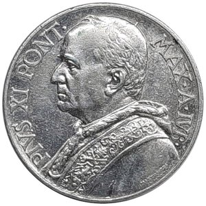 reverse: CITTA  DEL VATICANO,Pio XI, 10 lire argento 1933/34