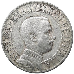 reverse: Regno d Italia, Vittorio Emanuele III ,1 Lira quadriga argento 1912 SPL+