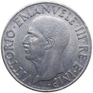 reverse: Regno d Italia, Vittorio Emanuele III ,1 Lira Impero 1943 RARA