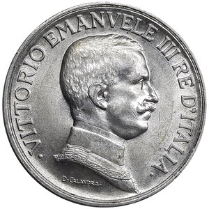 reverse: Regno d Italia, Vittorio Emanuele III ,1 Lira quadriga argento 1916 QFDC