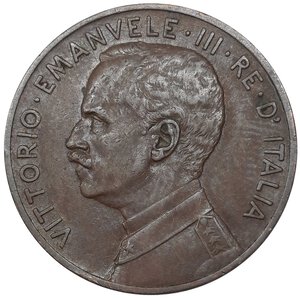 reverse: Regno d Italia, Vittorio Emanuele III ,5 centesimi prora 1915 BELLA
