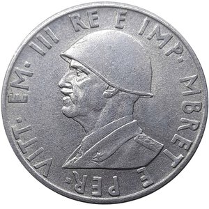 reverse: Colonia Albania  ,Vittorio Emanuele III, 0,50 Lek 1939 antimagnetica RARA