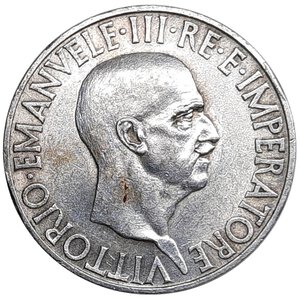 obverse: Regno d Italia, Vittorio Emanuele III ,10 Lire Impero argento 1936 SPL
