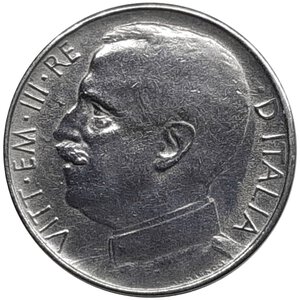 reverse: Regno d Italia , Vittorio Emanuele III ,50 Centesimi leoni 1921 Bordo liscio 
