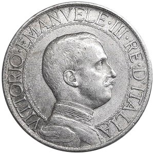 reverse: Regno d Italia, Vittorio Emanuele III ,1 Lira quadriga argento  1913 qSPL