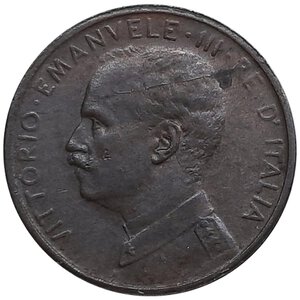 reverse: Regno d Italia, Vittorio Emanuele III ,1 Centesimo Prora 1913