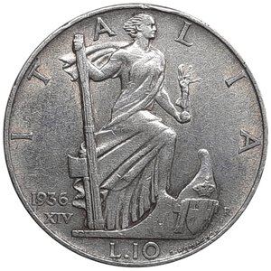 obverse: Regno d Italia, Vittorio Emanuele III , 10 Lire impero argento 1936 