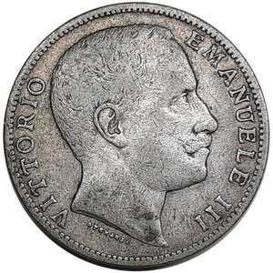 reverse: Regno d Italia, Vittorio Emanuele III , 2 Lire Aquila argento 1906