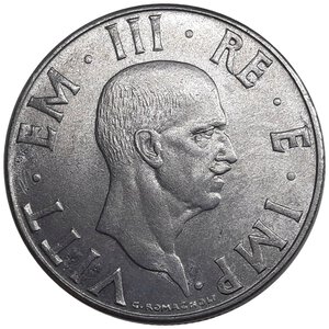 reverse: Regno d Italia, Vittorio Emanuele III , 2 Lire Impero 1943 RARA