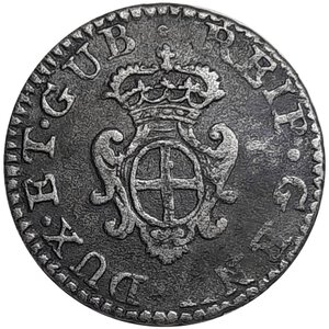 reverse: GENOVA, Dogi Biennali (1528-1797) 10 soldi 1792