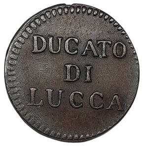 obverse: LUCCA   , Carlo Ludovico di Borbone, (1824-1847) , Quattrino 1826 Eccellente