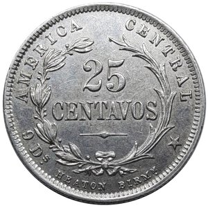  COSTARICA, 25 centavos argento1892 