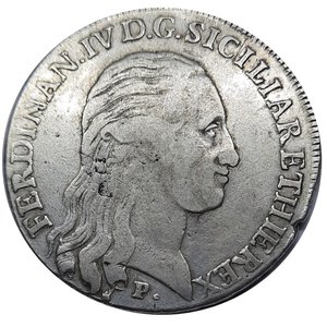 reverse: NAPOLI ,Fedinando IV , 120 grana 1798