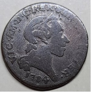 reverse: SAVOIA , Vittorio Amedeo III ,  2,6 soldi 1784