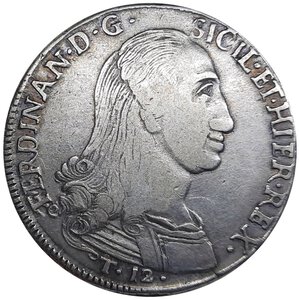 reverse: SICILIA ,Ferdinando I,  12 tari  1798