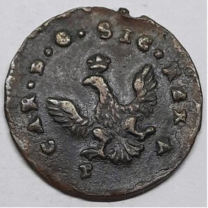 obverse: SICILIA ,Carlo di Borbone,3 piccioli 1755 secondo tipo