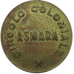 obverse: Gettone Circolo coloniale Asmara