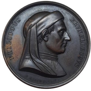 obverse: Medaglia Brunelleschi ,opus Girometti ,1850 diam. 42 mm