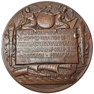 obverse: Medaglia Columbus Exposition 1892-93 diam.76,3 mm RARA 