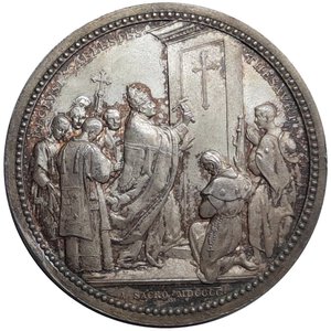 reverse: Stato Pontificio , Leone XIII , Medaglia argento Anno XXIII 1900 diam.44 mm 