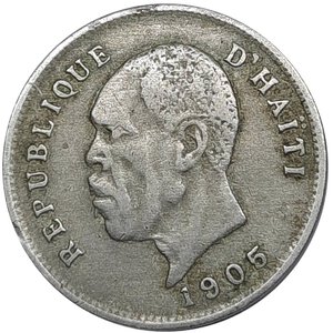 reverse: HAITI , 5 centimes 1905
