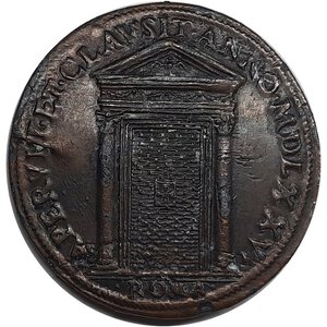 obverse: Stato pontificio, Gregorio XIII, 1576 Apertura e chiusura porta santa ,diam 38 mm 