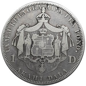 obverse: HAWAII , 1 dollaro argento 1883 RARA