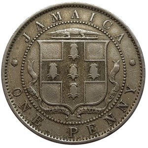 reverse: JAMAICA, George V ,  half penny 1916 