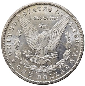 obverse: STATI UNITI. Dollaro Morgan 1880 CC. Carson City. qFDC