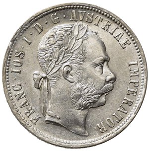 obverse: AUSTRIA. Francesco Giuseppe I (1848-1916). 1 Florin 1879. Ag. qFDC