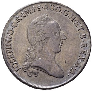 obverse: MILANO. Dominazione Austriaca. Giuseppe II d Asburgo Lorena (1780-1790). Scudo 1785. Ag (23,10 g). MIR 446/5; Cr. 3/E. SPL/SPL+