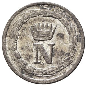 obverse: MILANO. Napoleone I re d Italia (1805-1814). 10 centesimi 1809 M. Mi (1,86 g). Gig.198. qSPL