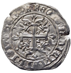 obverse: NAPOLI. Roberto I d Angiò (1309-1343). Gigliato Ag (3.96 g). BB