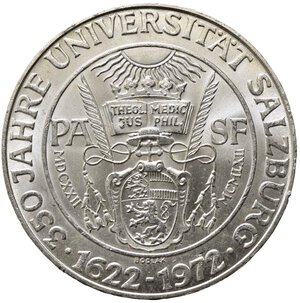 reverse: AUSTRIA. 50 schilling 1972. Ag. FDC