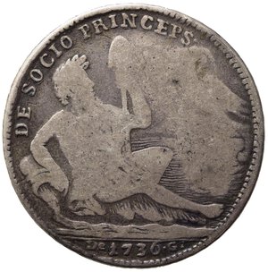reverse: NAPOLI. Carlo di Borbone (1734-1759). Mezza piastra da 60 grana 1736. Ag. Magliocca 147. MB