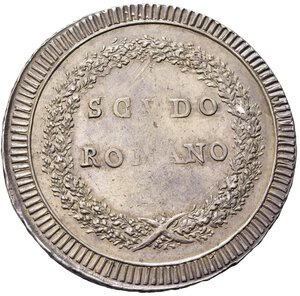 reverse: ROMA. Prima Repubblica Romana 1798-1799. Scudo s.data. Ag (26,46 g). Gig. 1 - Rara. BB+