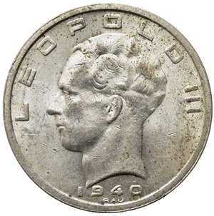 obverse: BELGIO. 50 Francs 1940. Ag. qFDC