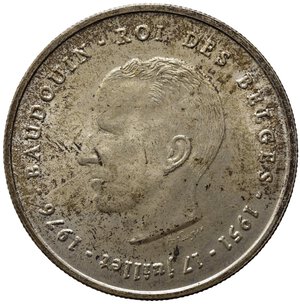 obverse: BELGIO. 250 Francs 1976. Ag. qFDC