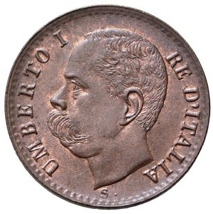 obverse: Umberto I (1878-1900). 1 centesimo 1895. Gig.58. qFDC