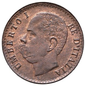 obverse: Umberto I (1878-1900). 1 centesimo 1899. Gig.61. FDC