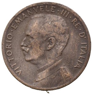 obverse: Vittorio Emanuele III (1900-1943). 2 centesimi 1908 