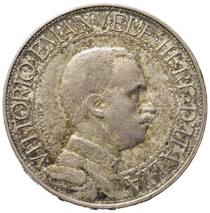obverse: Vittorio Emanuele III (1900-1943). 2 Lire 1912 