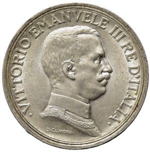 obverse: Vittorio Emanuele III (1900-1943). 2 lire 1914 