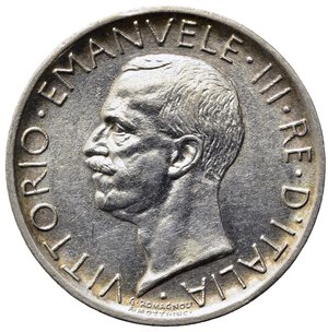 obverse: Vittorio Emanuele III (1900-1943). 5 Lire 1929 