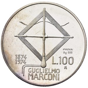 reverse: REPUBBLICA ITALIANA. 100 lire 1974 
